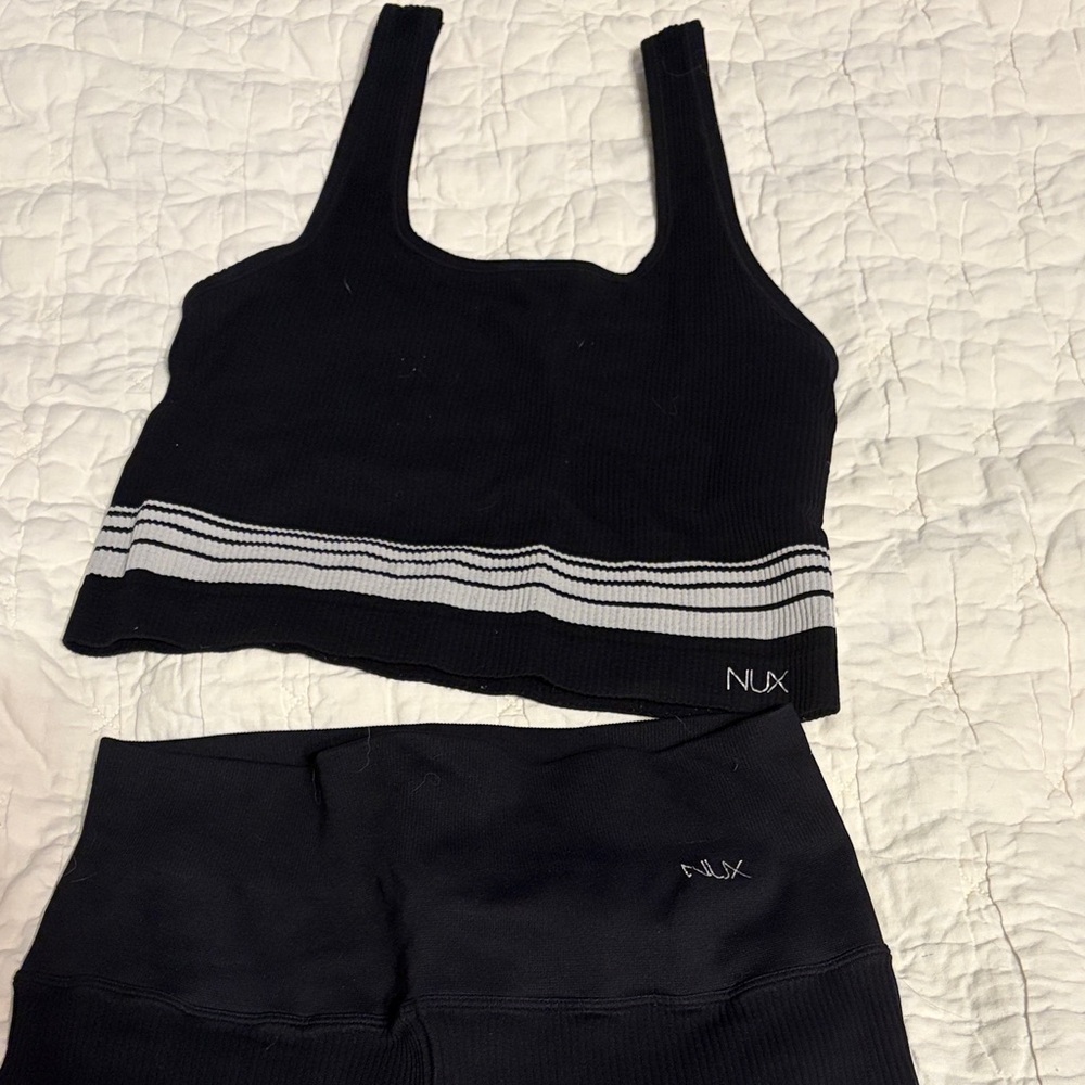Nux Black Ribbed Set - Picture 2 of 8